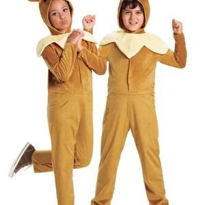Pokeman Kids Brown Animal Costume size Small